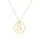 thumbnail image 1 of Collar para mujer, joyería para mujer, joyería de moda para mujer, regalo para mujer, 26 collares con colgante de cadena con nombre y letras en inglés, joyería, collares de moda., 1 of 3