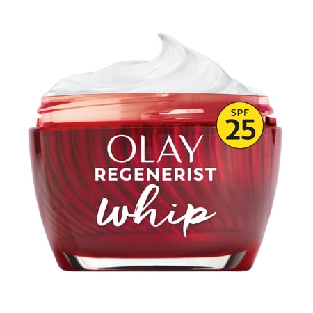 Olay Skin Care Regenerist Whip Facial Moisturizer with SPF 25 Sun Protection  1.7 oz