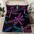 thumbnail image 2 of Feelyou Bohemian Dragonfly Bed Sheets, Mandala Hippie Animal King Sheets, Teens Kids Boys Girls Sheet Set, Super Cozy Room Decor, 4pcs, 2 of 7