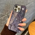 thumbnail image 3 of for iPhone 15 Pro Max Phone Case 6.7 inch, Aesthetic Bling Feather for Women Girls, Shockproof Soft TPU & Hard pc Black, 3 of 10