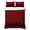 Red, variant on Queen Quilt Set 90''x96'', Brown Flowers Lightweight Bedspread Coverlet Set with 2 Pillow Shams, Vintage Farmhouse Floral Leaves Vines Breathable All Season Quilt Bedding for Bedroom/Guest Room