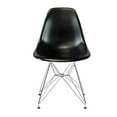 thumbnail image 1 of Heavenly Collection Black Chair with Chrome Base, 1 of 2