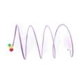 thumbnail image 3 of Guardoinrt Foldable Indoor Cat Tunnel S Type Portable Playing Tent Durable Spring Toy Purple L Mouse 1Set, 3 of 6