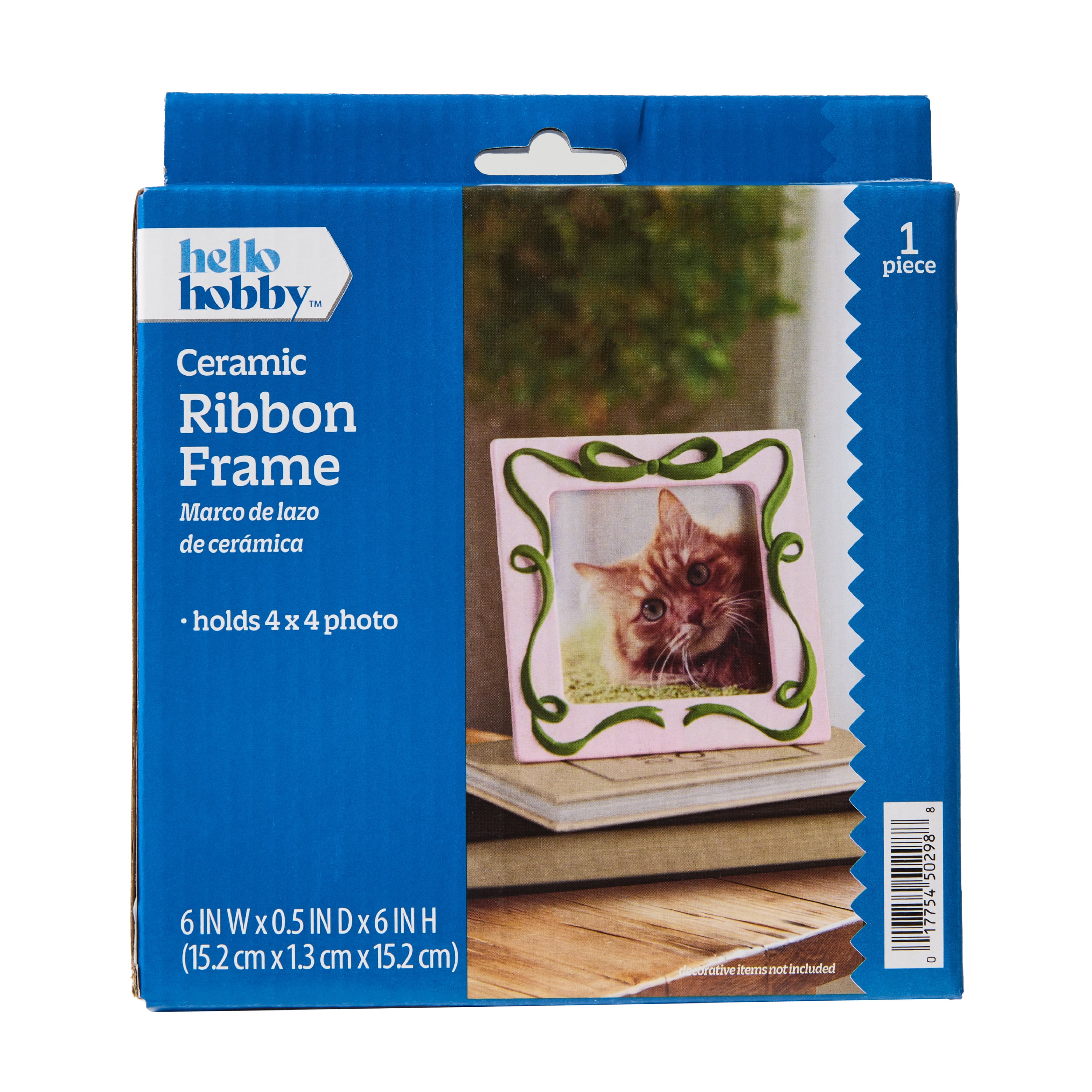 Hello Hobby Ceramic Ribbon Frame Art and Craft Kit