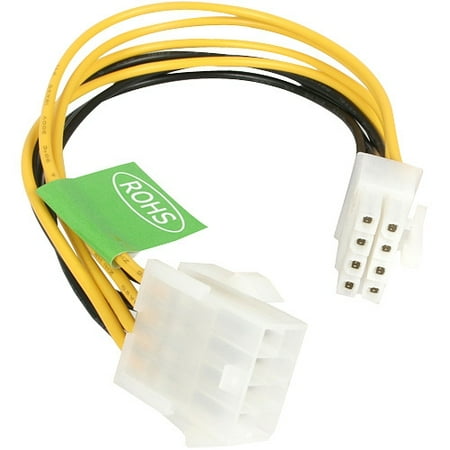 8in Drive Locking Extension - StarTech 8in EPS 8 Pin Power Extension Cable - 8