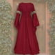 thumbnail image 4 of Vestido Retro de Vestido Renacentista Medieval Cosplay Mujeres de Vestimenta Casual Fiesta de Manga Larga Vestido de Cosplay Gótico Sólido Odeerbi ODB112694, 4 of 9