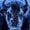 Frosty Safari Animal, variant on Elephant Stock Winter Forest Cougar Wall Art - Vertical Canvas Wall Art - Living Room Wall Decor - Animal Canvas - Blue And Gray Decor - 34" x 51"