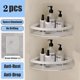 thumbnail image 1 of Bathroom Shelf No Drill Wall Mounted Shampoo Bottle Shower Corner Rack Toilet Storage Rack Aluminum Bathroom Kitchen Accessories, 1 of 7
