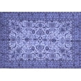 thumbnail image 1 of Ahgly Company Machine Washable Indoor Rectangle Persian Blue Traditional Area Rugs, 3' x 5', 1 of 4