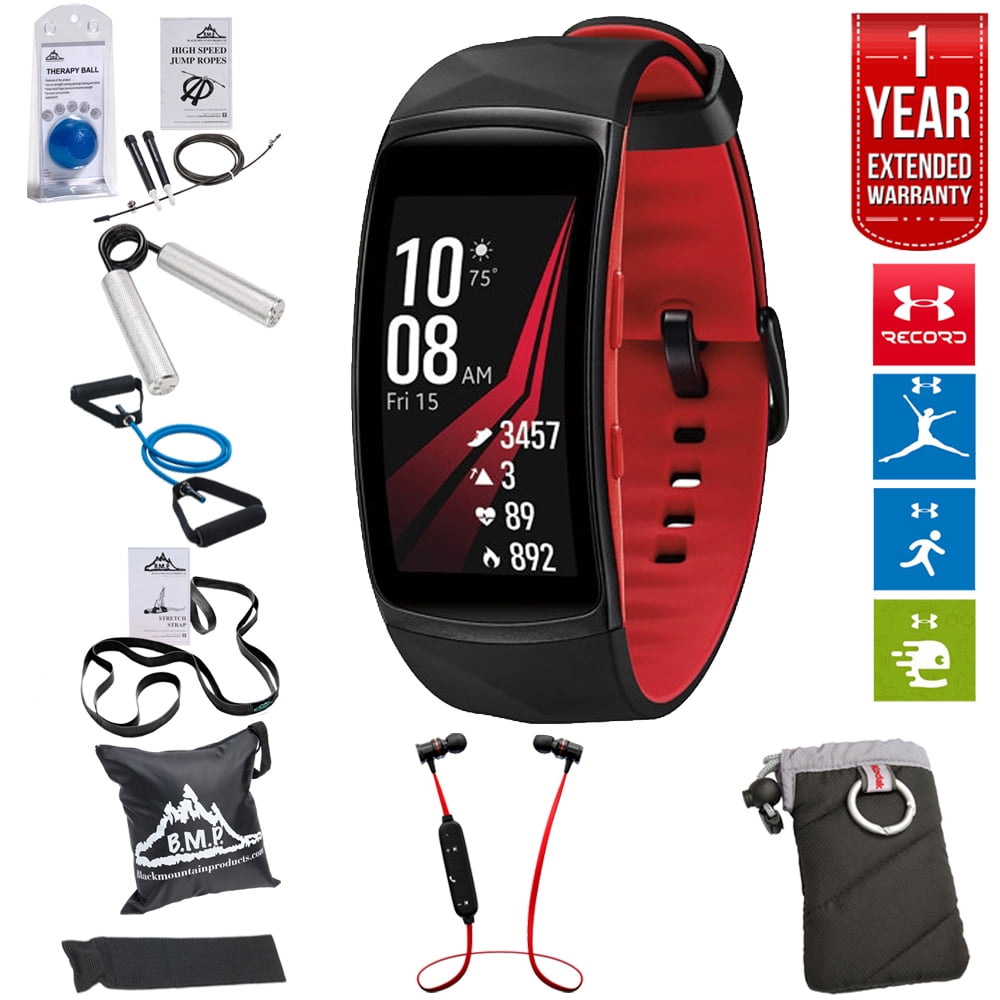samsung gear fit2 pro small red