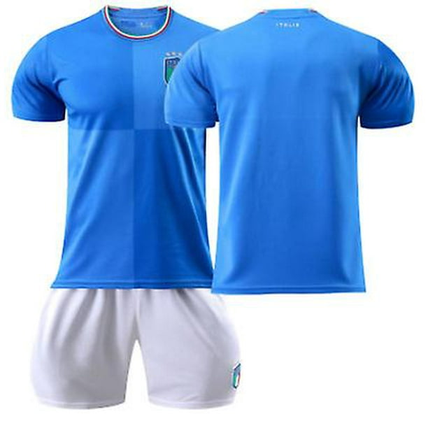 16Bule CMen's and Women's Soccer Uniforms Set Chiesa 14 # Immobile 17 # Children's Sport Running Jersey Equipo de fútbol juvenil Jersey Traje para niños y niñas esquí esquí Gafas de esquí