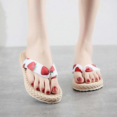 

Homedles Sandals for Women- Comfortable Open toe Flat Gift for Women Beach Casual Women Sandals Red 39