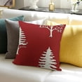 thumbnail image 3 of SHANXI  Christmas Pillow Cover Christmas Trees Decoration Holiday Farmhouse Winter Pillow Case Decor for Home Sofa Couch 18x18in, 3 of 5