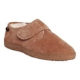 thumbnail image 2 of Old Friend Footwear Old Friend Adjustable Bootee Wide Slipper Brown | 421204 215, 2 of 2
