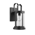 thumbnail image 5 of Lighting KASH Transitional 1 Light Textured Black Outdoor Wall Sconce 15" Tall, 5 of 6
