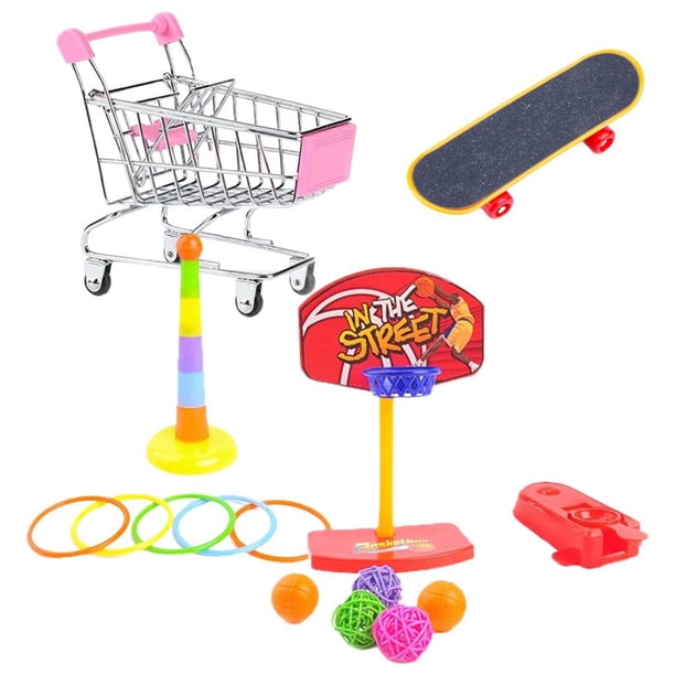 4 Unids/set Juguetes Carrito de Juguetes de Entrenamiento de Pájaros para de