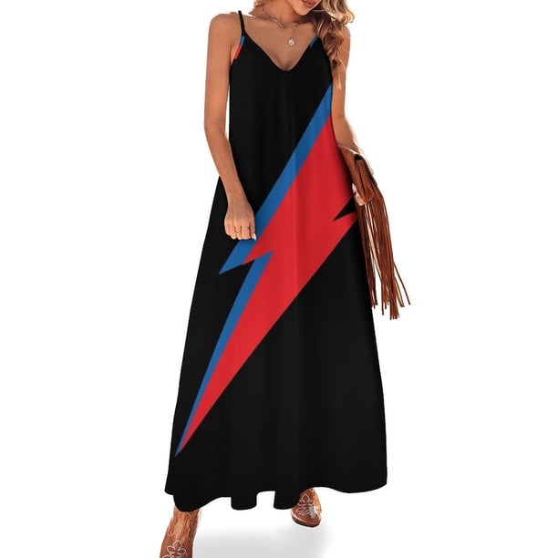 Vestido sin mangas Lightning Bolt, vestidos de fiesta para mujer, vestidos elegantes para mujer, vestidos de boda