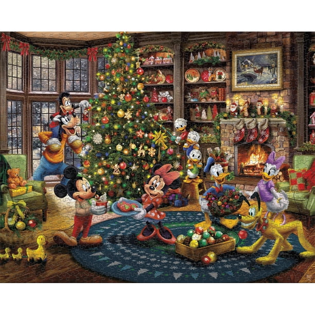 Ceaco Holiday 1000 Piece Mickey and Minnie Christmas (Thomas