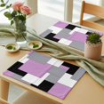 thumbnail image 3 of Abstract Geometric Placemats Set of 4 Mid Century Pink Nordic Place Mats Table Mats Kitchen Dining Home Outdoor Party Table Decoration, 3 of 9