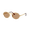 Arista Gold Frame / Brown Lens, variant on RB3931 RB3931 BY A$AP ROCKY Oval Shape Sunglasses Arista Gold Frame / Blue Lens 54mm