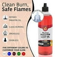 thumbnail image 5 of Ner Mitzvah Liquid Paraffin Lamp Oil - Odorless Clean Burn, Smokeless Tiki Torch Fuel, Red, 1 Quart (32 Ounce), 1-Pack, 5 of 5