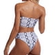 thumbnail image 4 of Traje de baño de dos piezas con encanto de moda de cintura alta sin tirantes para mujer, 4 of 6