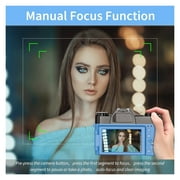 Photography Digital Camera Flip Screen Camcorder Wide Macro Lens AF Video Cameras Time Lapse