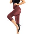 thumbnail image 5 of Mrat Women's Capris Pants Elastic Loose Pants High Waisted Loose Cropped Trousers Pants Wide Leg Capris for Women Casual Summer Black XXL, 5 of 7