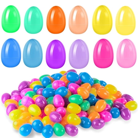 Gqtwoy Openable Egg Shells Easter Plastic Hollow Eggs Surprise Capsules for Festive Activities Reusable Decorations Party Favor Containers Eco-Friendly Craft Supplies