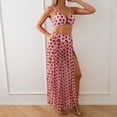 thumbnail image 2 of Levmjia Women's High Waisted Bikini Set Two Piece Swimsuit Nylon Spandex S-XL Print Swimwear Tankini Beachwear Vacation Cover Up, 2 of 3