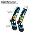 thumbnail image 2 of KLL I Love My Autism Print Cool Socks Men's Women's Crew Socks Funny Crazy Novelty Stockings, 2 of 6