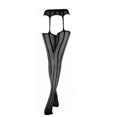 thumbnail image 4 of SIMPLEJWEL Porte-Jarretelles en Résille Bas Collants Cuisse Haute Été Aguichant Chaud 6505 Taille Unique, 4 of 5