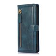 thumbnail image 5 of Detachable Magnetic Zipper Wallet Leather Case Cash Pocket With 5 Card Slots Holder Wrist Strap Removable Cover For Samsung Galaxy S22 Ultra, 5 of 5