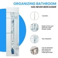 Hanging Mesh Shower Caddy, with 7 pockets From Grand Fusion