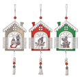thumbnail image 1 of Decoraciones navideñas TANGJMXG colgantes de madera para disfrazarse de árbol de Navidad, 1 of 5