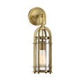 thumbnail image 5 of merrill warm brass five-inch one-light outdoor wall mount, 5 of 5