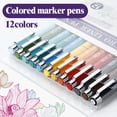 thumbnail image 4 of 12Pcs Professional Colorful Drawing Pens Waterproof Fine Point Art Marker 0.5MM Needle Tip for Sketching and Journaling, 4 of 9