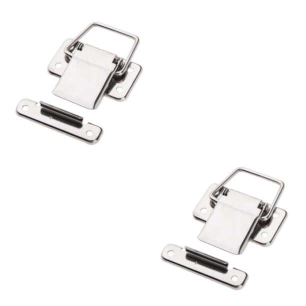 Riwesomey Stainless Steel Metal Spring Loaded Latches Hardware Toggle Hasp Catch Boat Tipo 1 2piezas