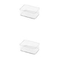 thumbnail image 3 of bedienty Tabletop Drawer Storage Box Stackable Stationery Organizing Cosmetics Container Sundries Organizer Tray Classroom Medium Small 2Set, 3 of 6
