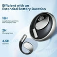 thumbnail image 3 of Translation Earbuds, InsCrazy Language Translator Earbuds Real Translation Earbuds with 115 Languages Supported ANC Noise Cancelling Bluetooth 5.4 Smart Screen Housing, 3 of 8