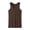 Coffee, variant on ZVNAΖH Big and Tall Men's Cotton Undershirts Tank Tops Sleeveless Plain Summer Vest Athletic Gym Layering T-Shirt, Slim Fit, Single Pack, 1X-3X, Gray