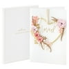 Hallmark Signature Mother's Day Card With Gift Box (Loved Floral Heart Wreath)