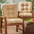 thumbnail image 3 of Stone 42 x 21 in. Outdoor Tufted Dining Chair Cushion (Set of 2) by Greendale Home Fashions, 3 of 9