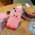 thumbnail image 2 of Kawaii Phone Cases for iPhone 13 Pro,Cute 3D Cartoon Pink Star Phone Cover Soft Silicone Funny Angry Expression with Pan Case for Women Girls Shockproof Protector for iPhone 13 Pro, 2 of 16