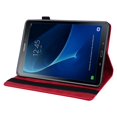 thumbnail image 6 of Dteck Embossed Case For Samsung Galaxy Tab A6 10.1 2016 (SM-T580 T585 T587), 3D Embossed Flower PU Leather Flip Stand Cover Wallet Case Built-in 4 Card Slots, Pencil Holder, Multi-angels Viewing, Red, 6 of 7