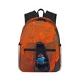 thumbnail image 1 of Fotbe Orange Net Fishing Boat Mochila Ligera Casual para Laptop para Hombres y Mujeres, Mochila Impermeable de Uso Diario, Mochila para Universidad, 1 of 6