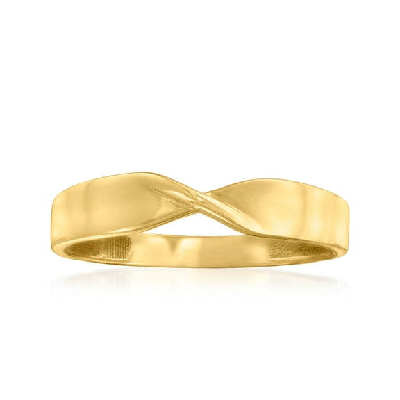 Ross-Simons 10kt Yellow Gold Twisted Ring, Women's, Adult