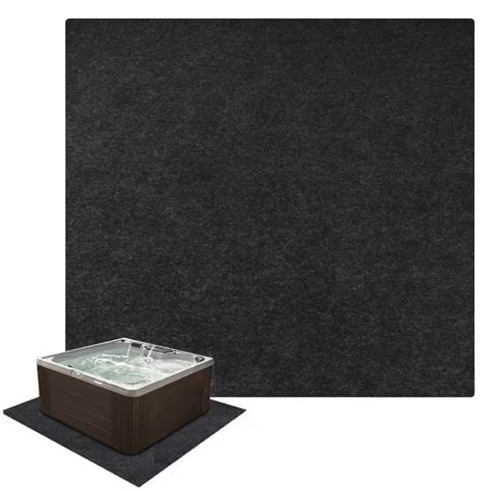 Hot Tub Mat Felt Hot Tubs Floor Pad Water Absorbent Hot Tub Mat Non