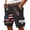 Black, variant on Mens 250th Anniversary Usa Cargo Shorts Patriotic Casual Shorts Vintage Distressed Short Pants 2026 American Flag Military Combat Hiking Shorts with Pockets Gray XXL