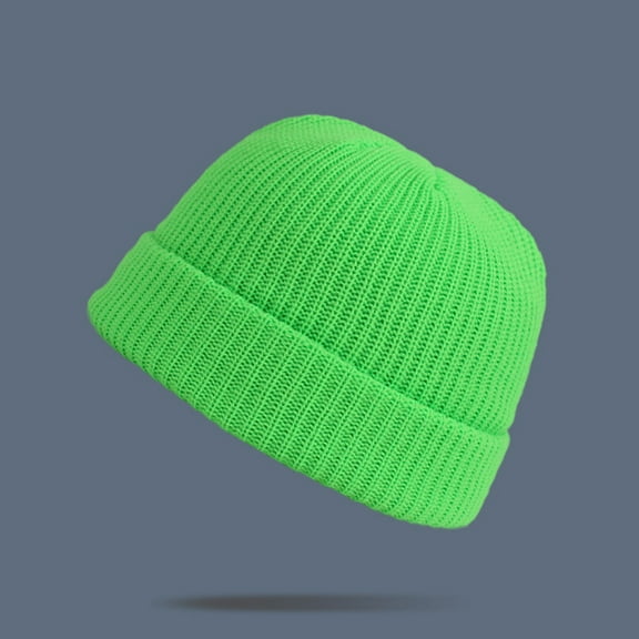 Tejiojio Fall Clearance Unisex Fashion Warm Winter Casual Knitted Hat Solid Color All-match Hat